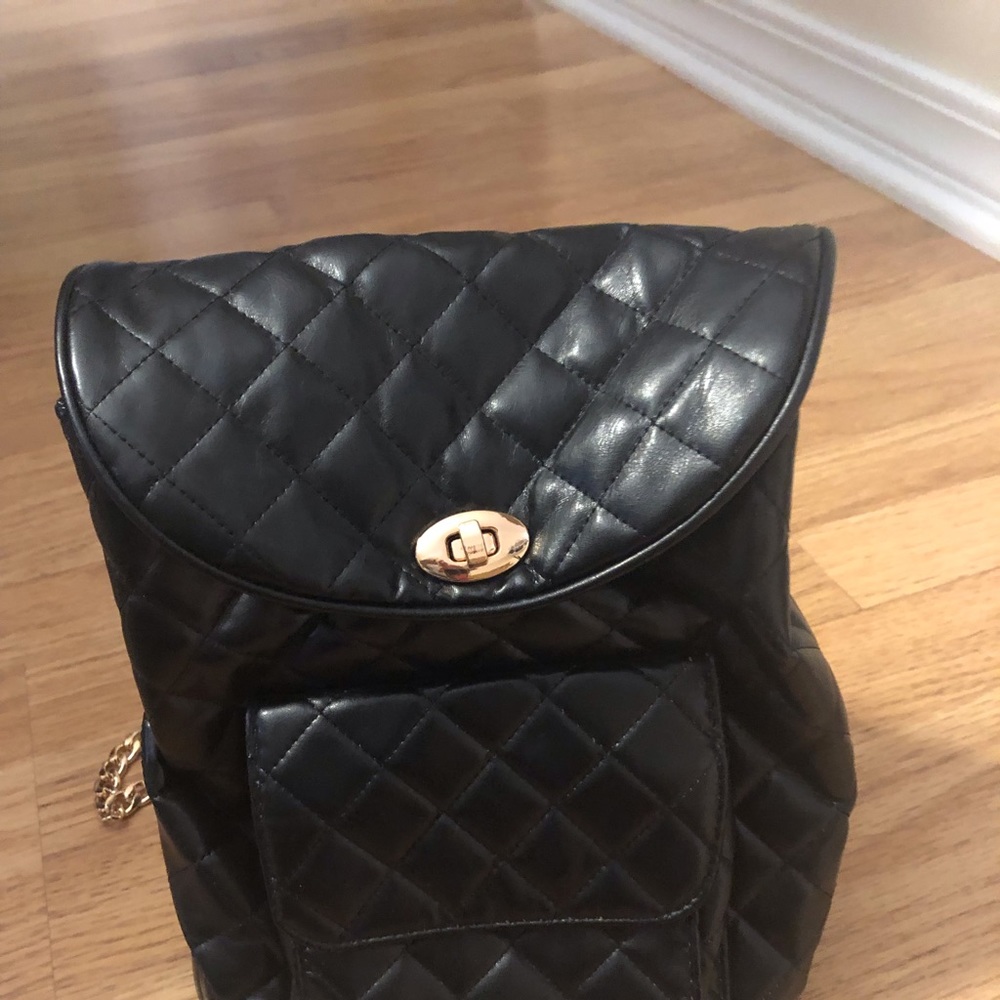 Black backpack style bag